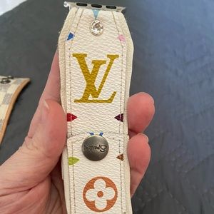 Louis Vuitton iwatch band by Sparkl bands.